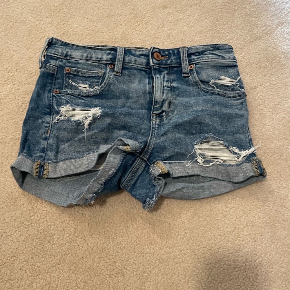 american eagle jean shorts